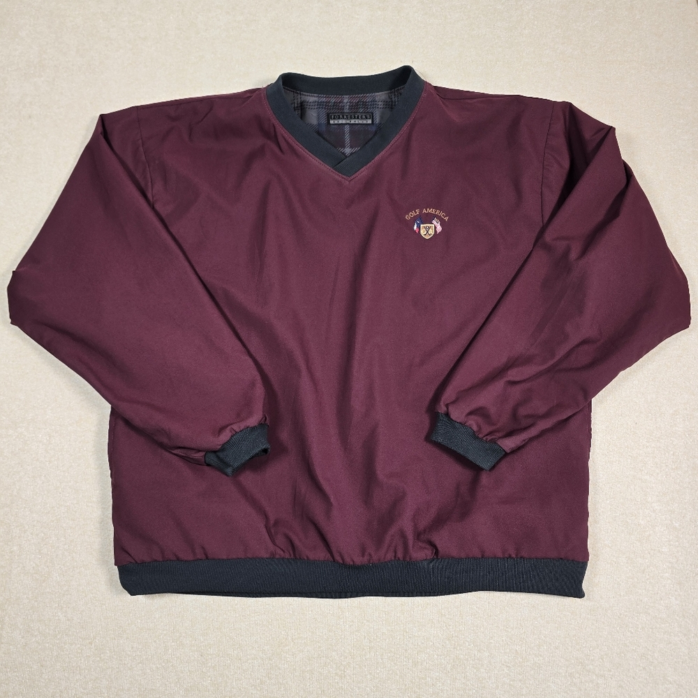 Forrester’s Reversible Golf Pullover Jacket Plaid… - image 2